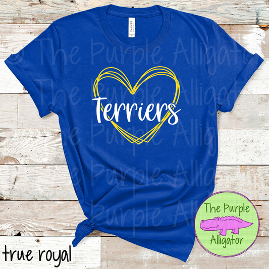 Terriers Heart Yellow White (d2f TPA)