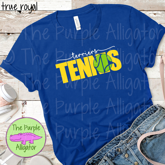 Terriers Tennis White Yellow SC003 (d2f TPA)