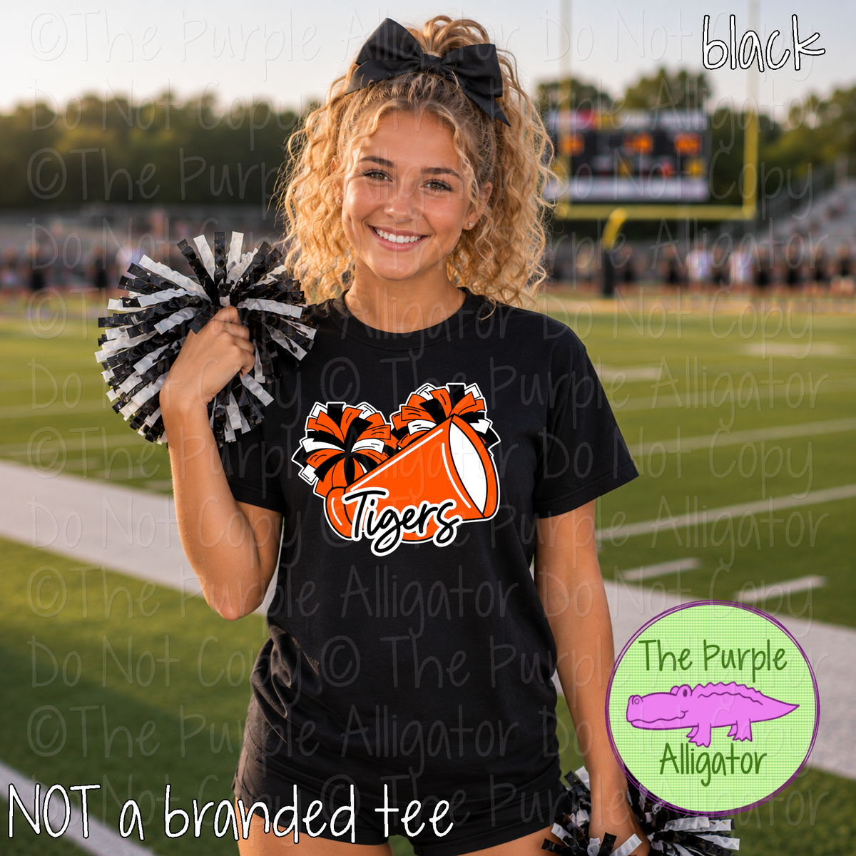 Tigers Spirit Shout – Custom Cheer Spirit Wear Mascot Apparel 0926 TPA