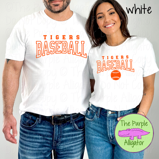 Tigers Baseball 47 - Custom Baseball Spirit Wear Mascot Apparel 0626 TPA