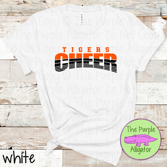 Tigers Cheer 39 - Vintage Arch Custom Cheer Spirit Wear Mascot Apparel 0626 TPA