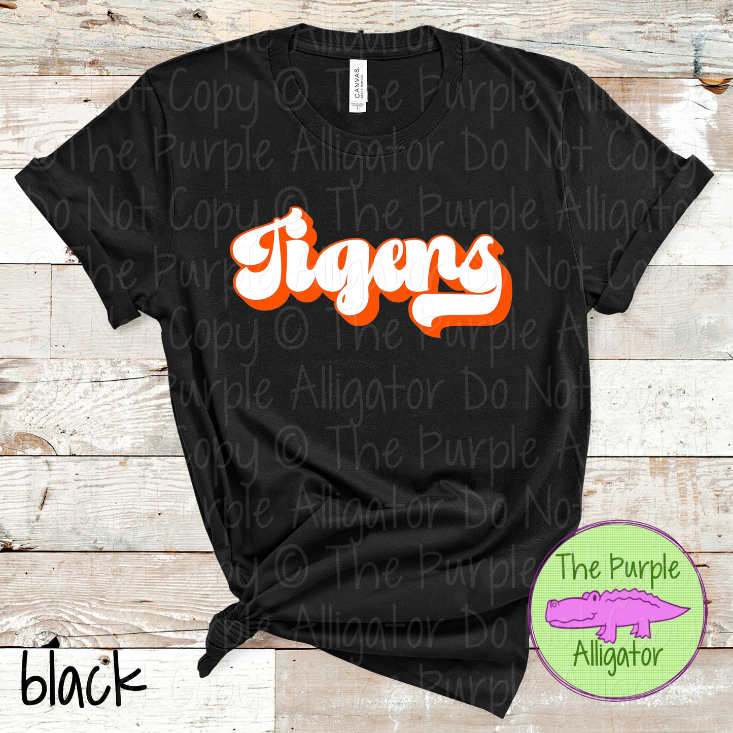 Tigers Throwback – Custom School & Mascot Spirit Wear Apparel 0826 TPA