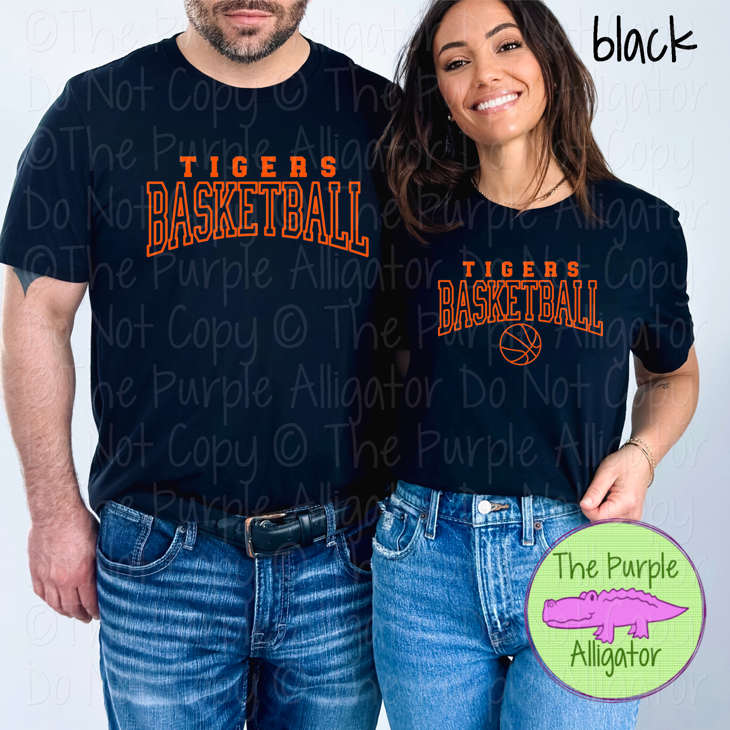 Tigers Basketball 46 - Custom Basketball Spirit Wear Mascot Apparel 0626 TPA