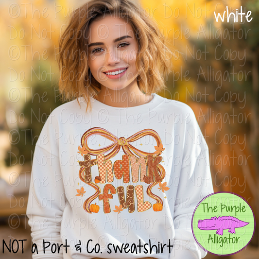 Thankful Fall Coquette – Hand Drawn Bow and Autumn Accents 0825 (d2f TRA)