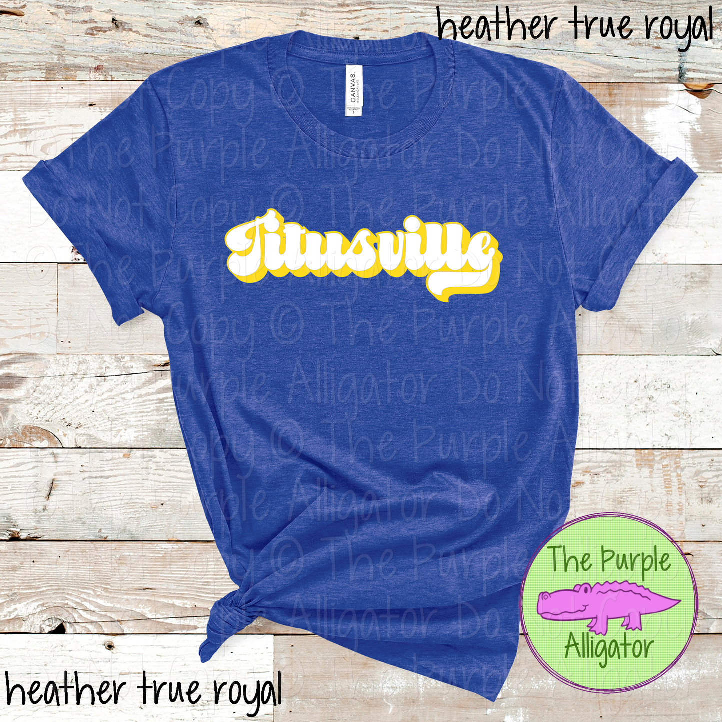 Titusville Throwback – Custom School & Mascot Spirit Wear Apparel 0826 TPA