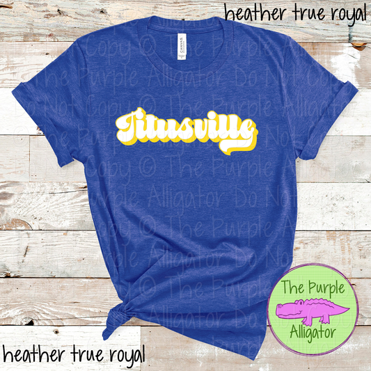 Titusville Throwback – Custom School & Mascot Spirit Wear Apparel 0826 TPA