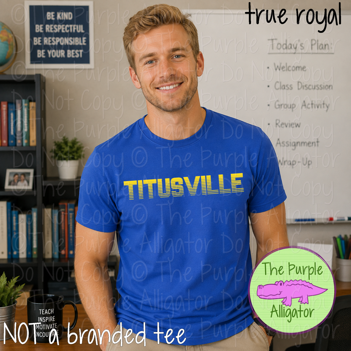 Titusville Championship – Bold Striped Game Day Spirit Apparel, Sports Fan Gear 0524 TPA