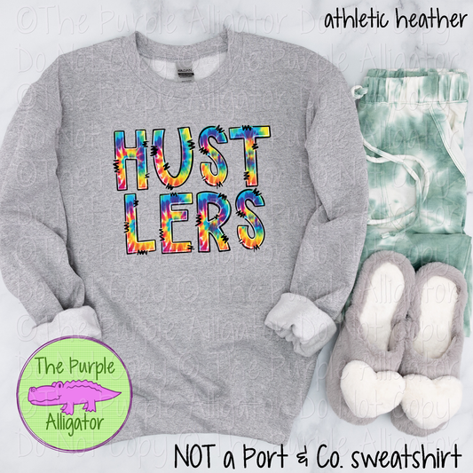 Hustlers Tie Dye Mascot School Spirit 1224 (d2f TPA)
