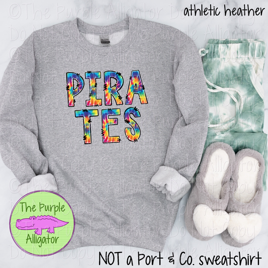 Pirates Tie Dye Mascot School Spirit 1224 (d2f TPA)