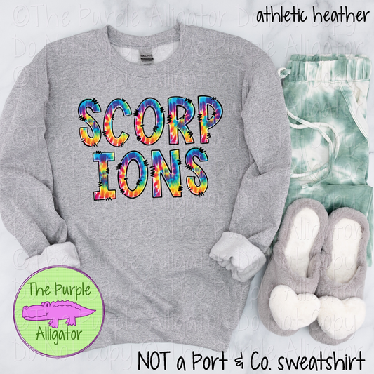 Scorpions Tie Dye Mascot School Spirit 1224 (d2f TPA)