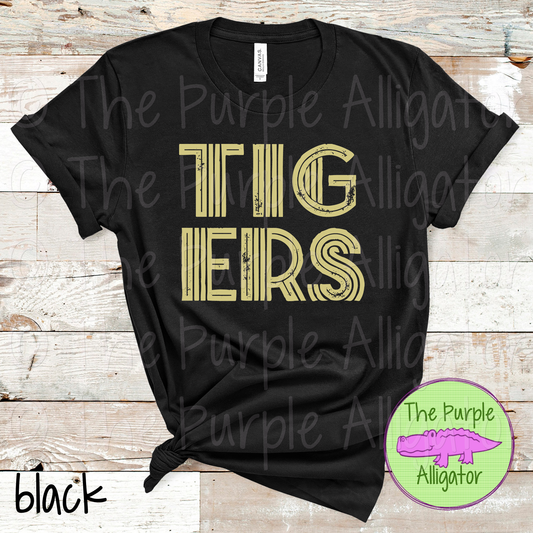 Tigers Br-IG Mascot School Spirit - CHOOSE YOUR TEXT COLOR (d2f TPA)