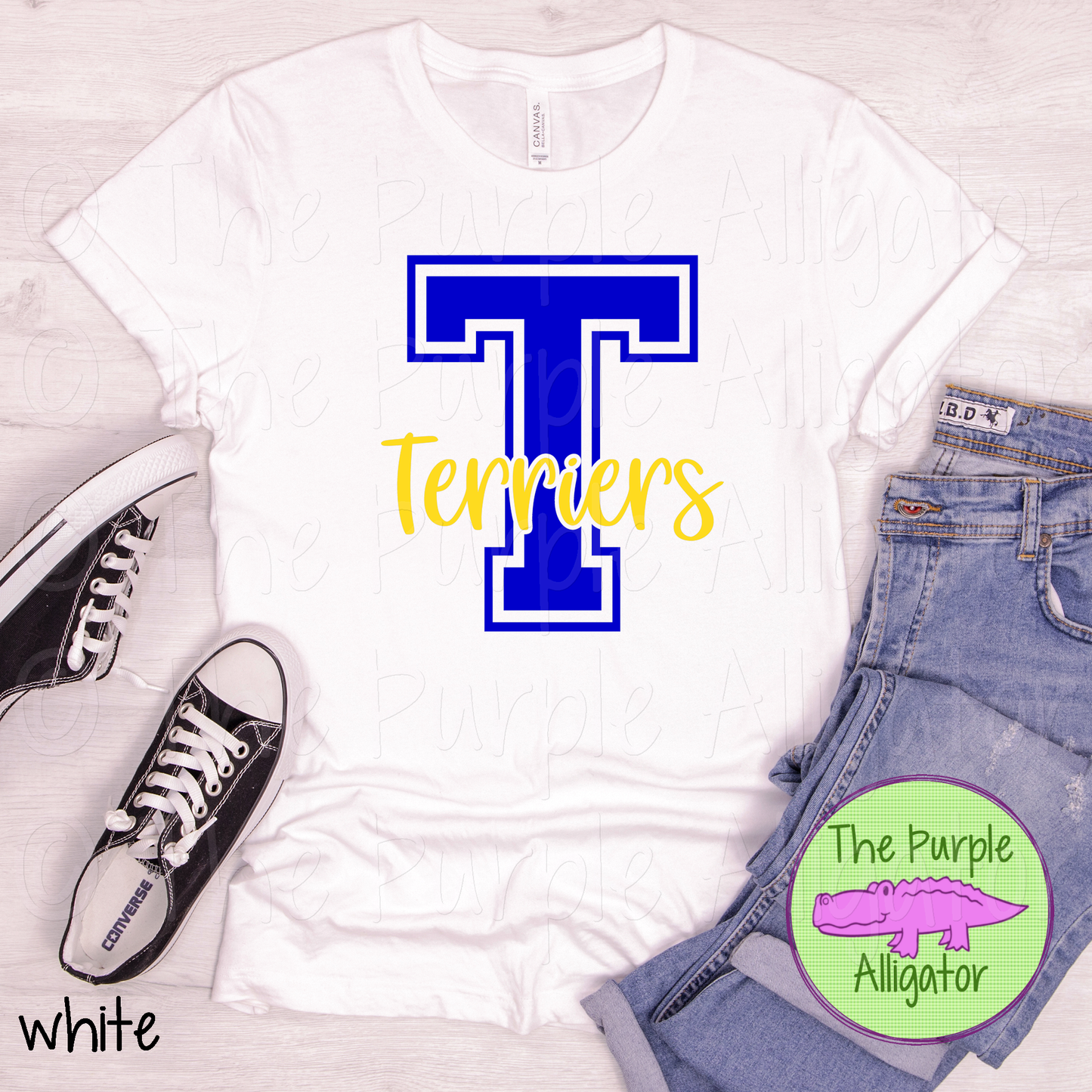 T Terriers 2 Color Blue Yellow (d2f TPA)