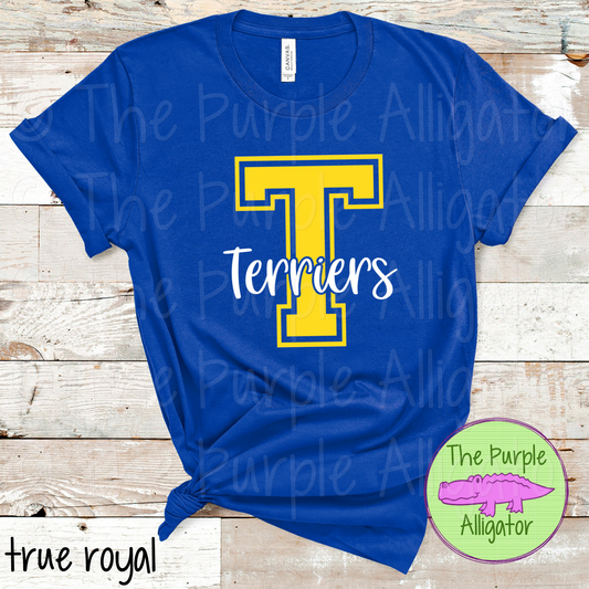 T Terriers 2 Color Yellow White (d2f TPA)