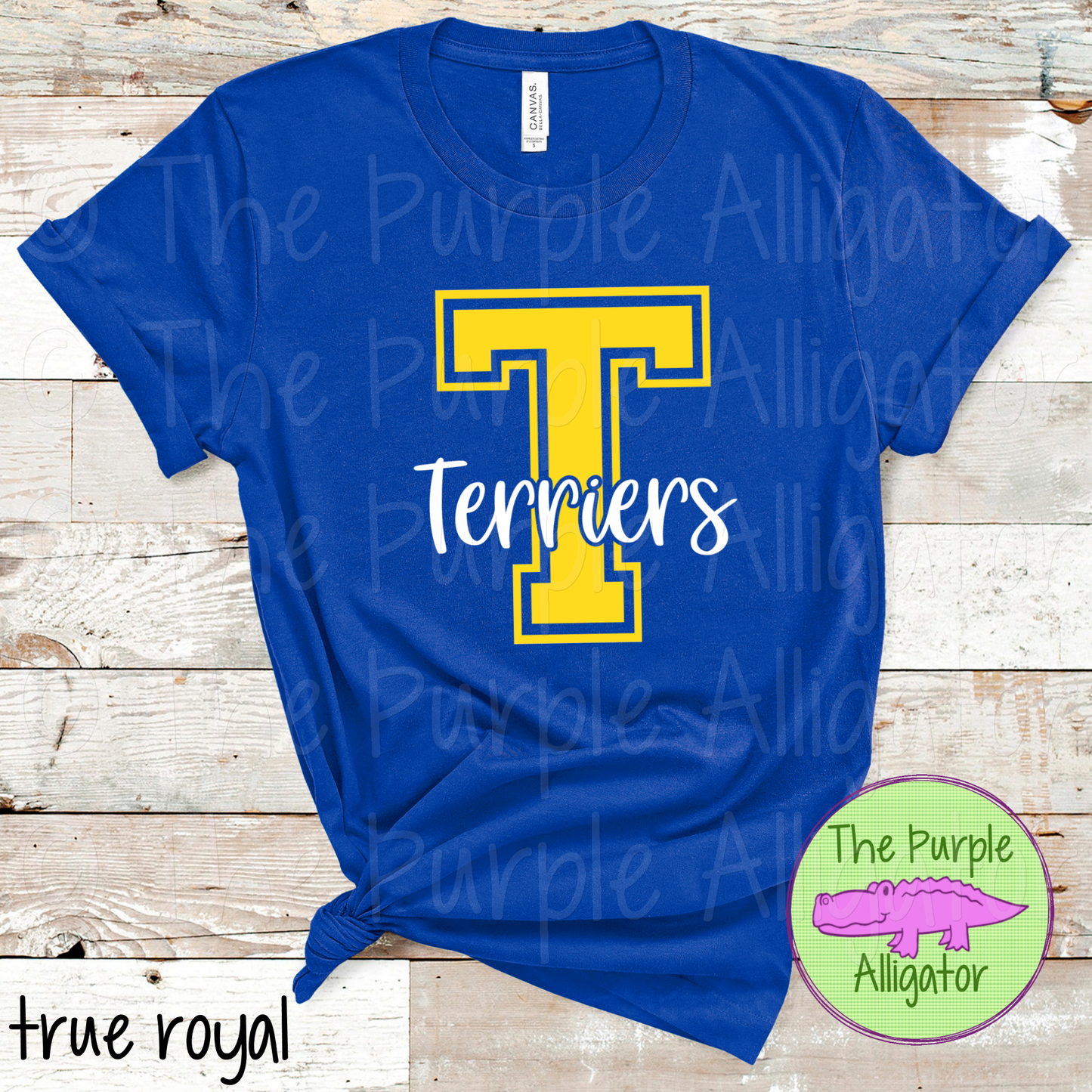 T Terriers 2 Color Yellow White (d2f TPA)