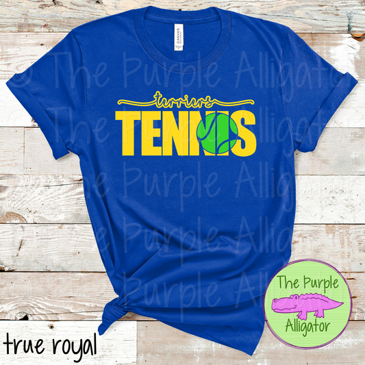 Terriers Tennis SC3 Mascot School Spirit - CHOOSE YOUR DESIGN COLOR (d2f TPA)