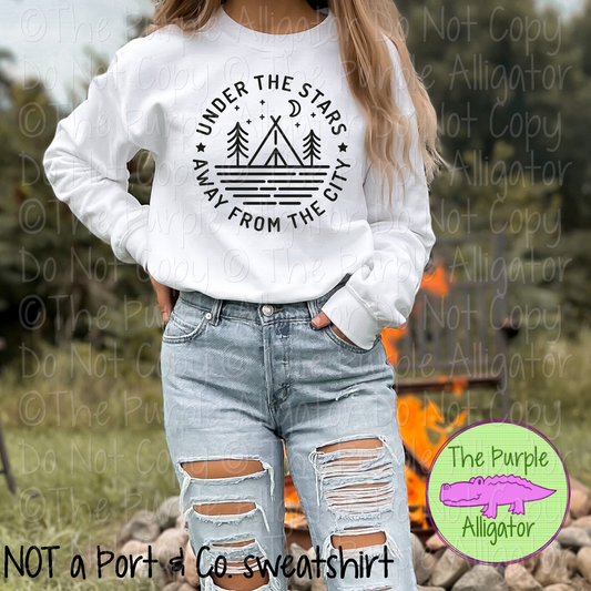 Under the Stars Away From the City - Choose Your Design Color - 0325 (d2f LC)