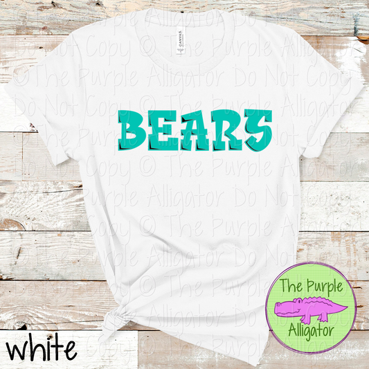 Bears Uptown – The Graffiti Series | Bold Street-Style Spirit Design - CHOOSE YOUR DESIGN COLORS - 1125 (d2f TPA)