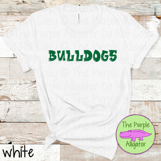 Bulldogs Uptown – The Graffiti Series | Bold Street-Style Spirit Design - CHOOSE YOUR DESIGN COLORS - 1125 (d2f TPA)