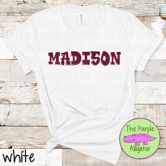 Madison Uptown – The Graffiti Series | Bold Street-Style Spirit Design - CHOOSE YOUR DESIGN COLORS - 1125 (d2f TPA)