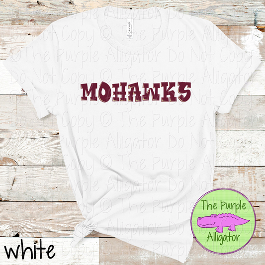 Mohawks Uptown – The Graffiti Series | Bold Street-Style Spirit Design - CHOOSE YOUR DESIGN COLORS - 1125 (d2f TPA)