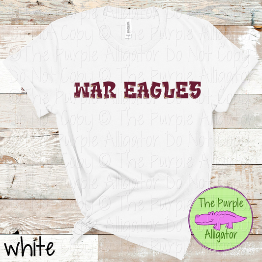 War Eagles Uptown – The Graffiti Series | Bold Street-Style Spirit Design - CHOOSE YOUR DESIGN COLORS - 1125 (d2f TPA)