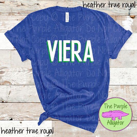 Viera NF Two-Tone Offset Spirit Design | Bold Two-Color Offset Text Design | CHOOSE YOUR DESIGN COLORS 0825 (d2f TPA)