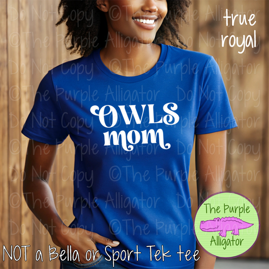 Owls Mom Vintage Charm | Elegant Retro Spirit Design - CHOOSE YOUR TEXT COLOR  1025 (d2f TPA)