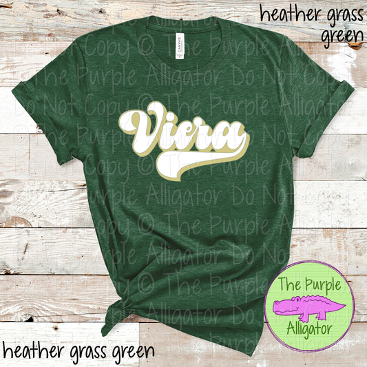Viera B-Retro | Custom Retro School Spirit Wear for Students, Staff & Fans - CHOOSE YOUR DESIGN COLORS 0725 (d2f TPA)