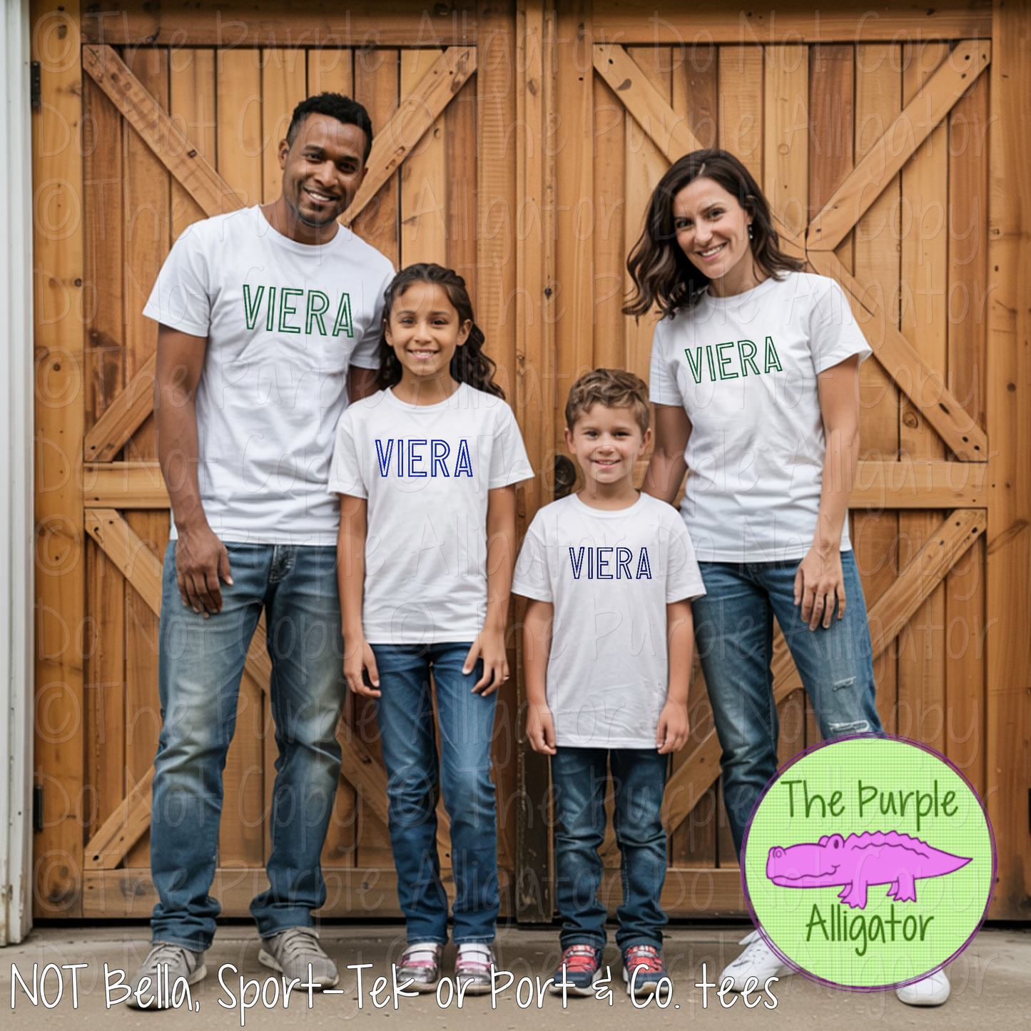 Viera Iron Line - The Outline Series | Outline Spirit Wear Shirt - Bold Modern Block Design 0226 TPA