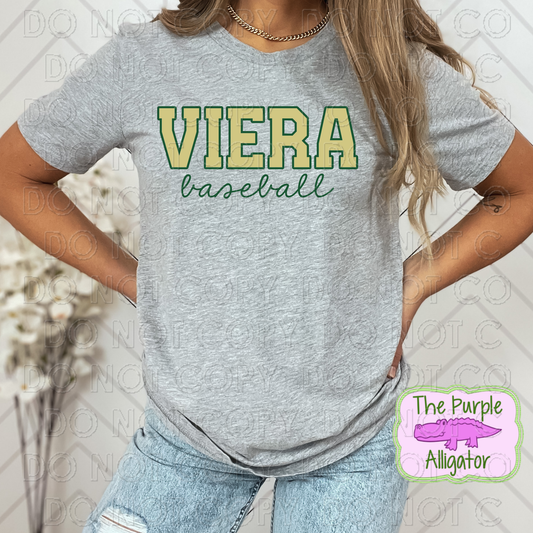 VIERA Block Baseball - Gold & Green (d2f TPA)