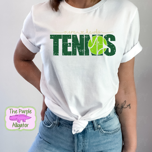 Viera Hawks Tennis Distressed Green SC3 (d2f TPA)