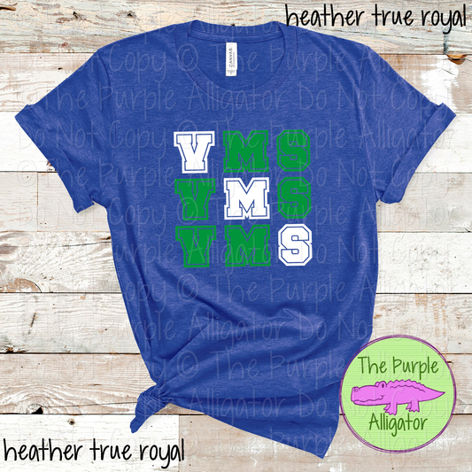 Viera Middle VMS 2 Color Stack Design | Custom Spirit Wear for Teachers, Students & Fans - CHOOSE YOUR DESIGN COLORS - 0725 (d2f TPA)