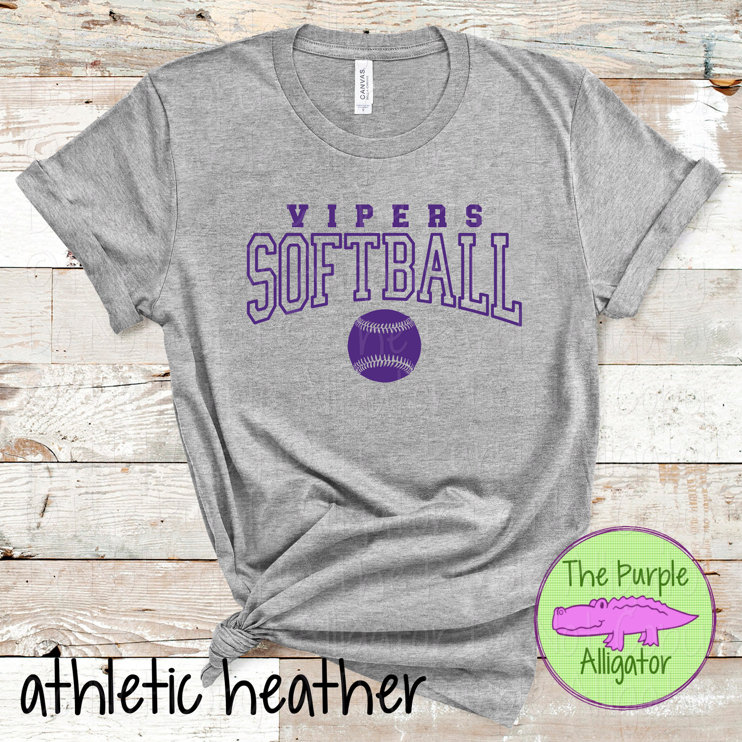 Vipers Softball 42 - Custom Softball Team Spirit Wear Mascot Apparel 0726 TPA