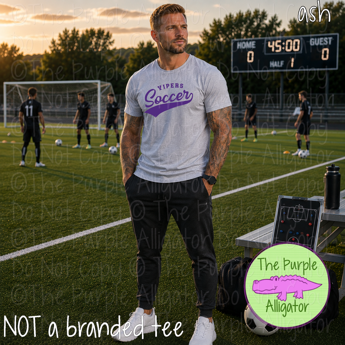 Vipers Soccer 39 – Classic Swash Custom Soccer Spirit Wear Mascot Apparel 1026 TPA