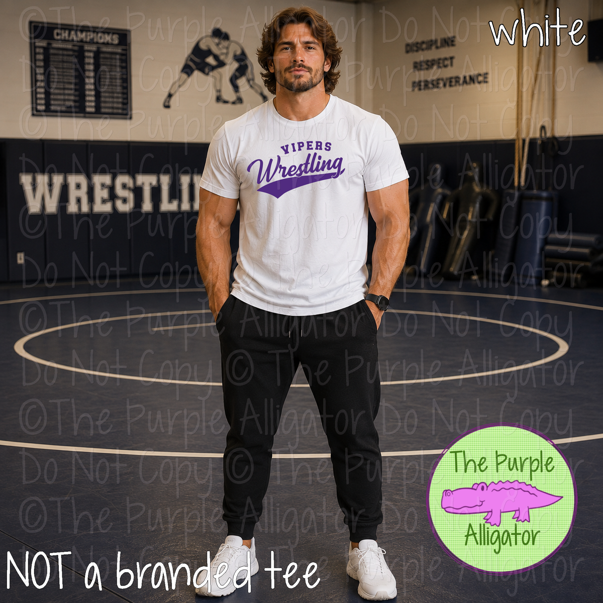 Vipers Wrestling 12 – Classic Swash Custom Wrestling Spirit Wear Mascot Apparel 1026 TPA