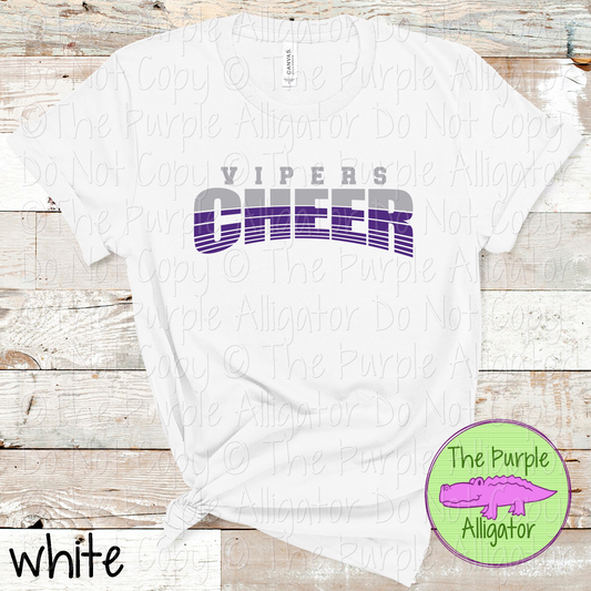 Vipers Cheer 39 - Vintage Arch Custom Cheer Spirit Wear Mascot Apparel 0626 TPA
