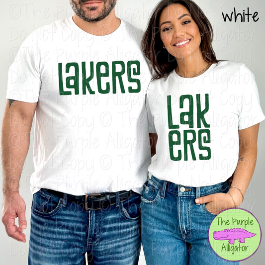 Lakers Vintage Tiki Mascot School Spirit – Retro Hand-Drawn Spirit Wear Design - CHOOSE YOUR TEXT COLOR - 1224 (d2f TPA)