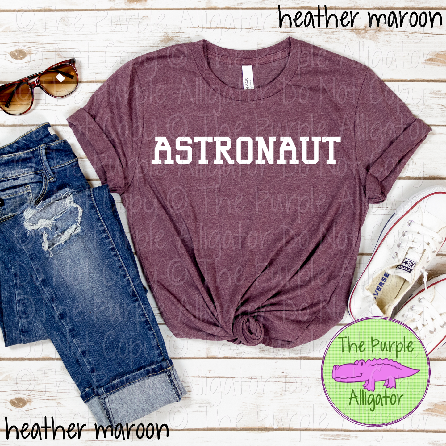 Astronaut Varsity Slab | Bold School Spirit Apparel for Students, Staff & Fans - CHOOSE YOUR DESIGN COLOR 0725 (d2f TPA)