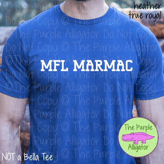 MFL MarMac Varsity Slab | Bold School Spirit Apparel for Students, Staff & Fans - CHOOSE YOUR DESIGN COLOR 0725 (d2f TPA)