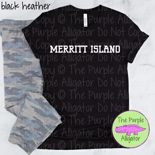 Merritt Island Varsity Slab | Bold School Spirit Apparel for Students, Staff & Fans - CHOOSE YOUR DESIGN COLOR 0725 (d2f TPA)