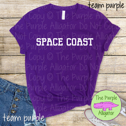 Space Coast Varsity Slab | Bold School Spirit Apparel for Students, Staff & Fans - CHOOSE YOUR DESIGN COLOR 0725 (d2f TPA)