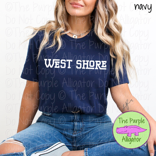 West Shore Varsity Slab Funky | Bold & Playful Spirit Wear for Students, Staff & Fans - CHOOSE YOUR DESIGN COLOR 0725 (d2f TPA)