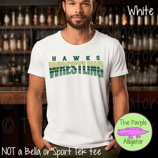 Hawks Wrestling SC2 Mascot School Spirit - CHOOSE YOUR DESIGN COLORS (d2f TPA)