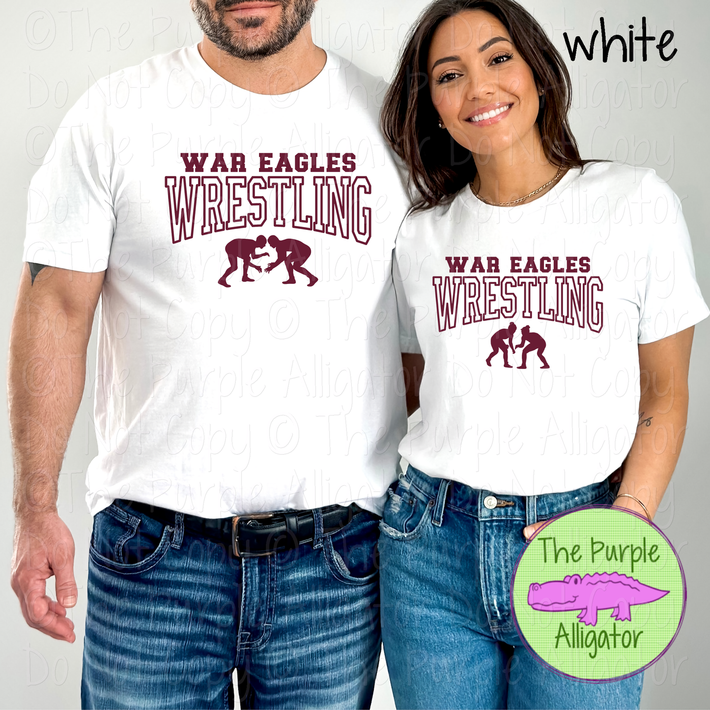 War Eagles Wrestling 7 - Custom Wrestling Team Spirit Wear Mascot Apparel 0626