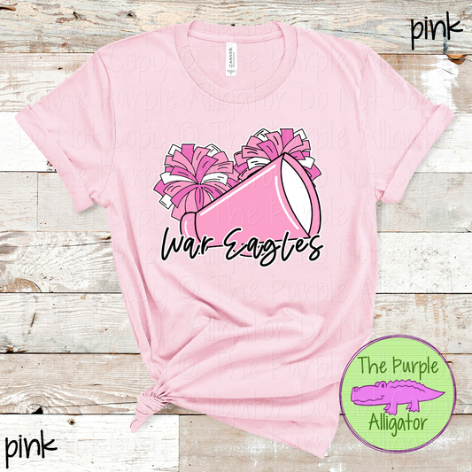 War Eagles Spirit Shout Pink Out – Breast Cancer Awareness Cheer Spirit Wear 0926 TPA