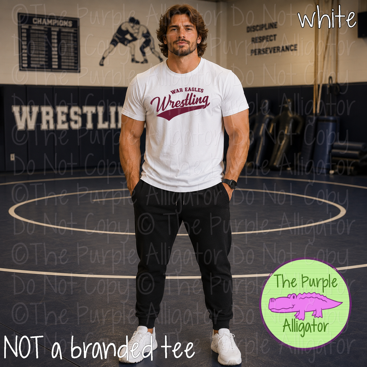 War Eagles Wrestling 12 – Classic Swash Custom Wrestling Spirit Wear Mascot Apparel 1026 TPA