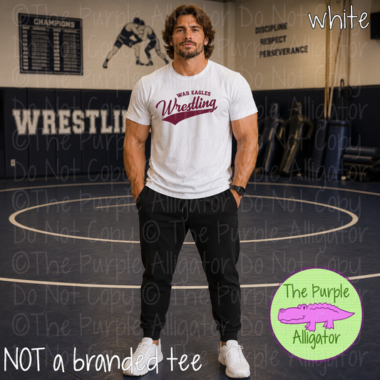 War Eagles Wrestling 12 – Classic Swash Custom Wrestling Spirit Wear Mascot Apparel 1026 TPA