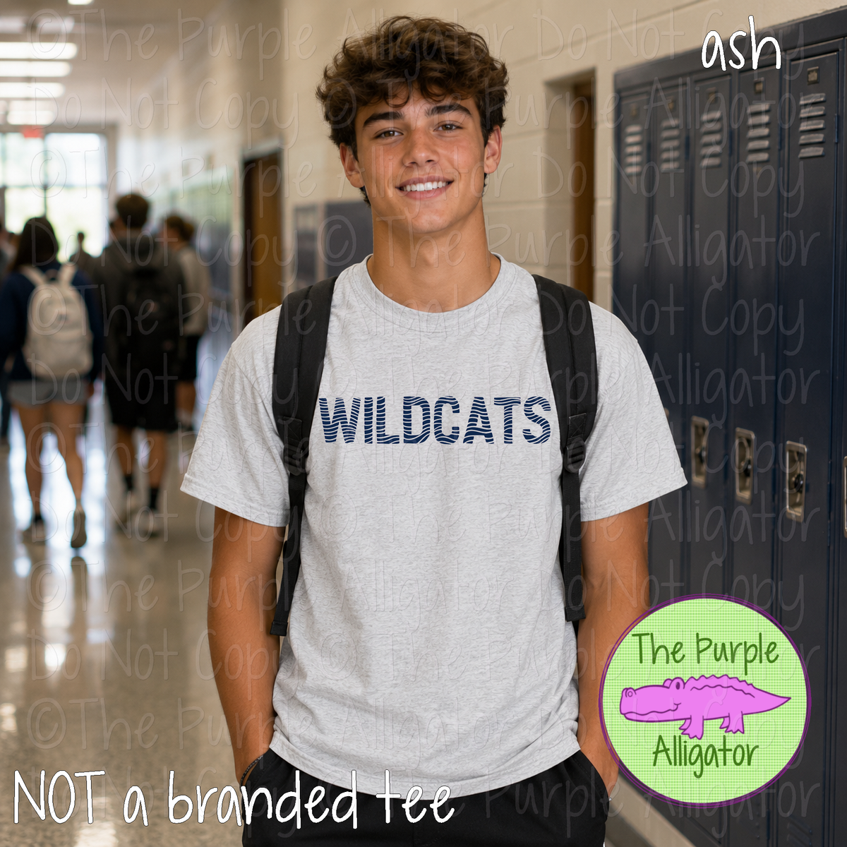 Wildcats Ripple Effect – Custom School & Mascot Spirit Wear 1026 TPA