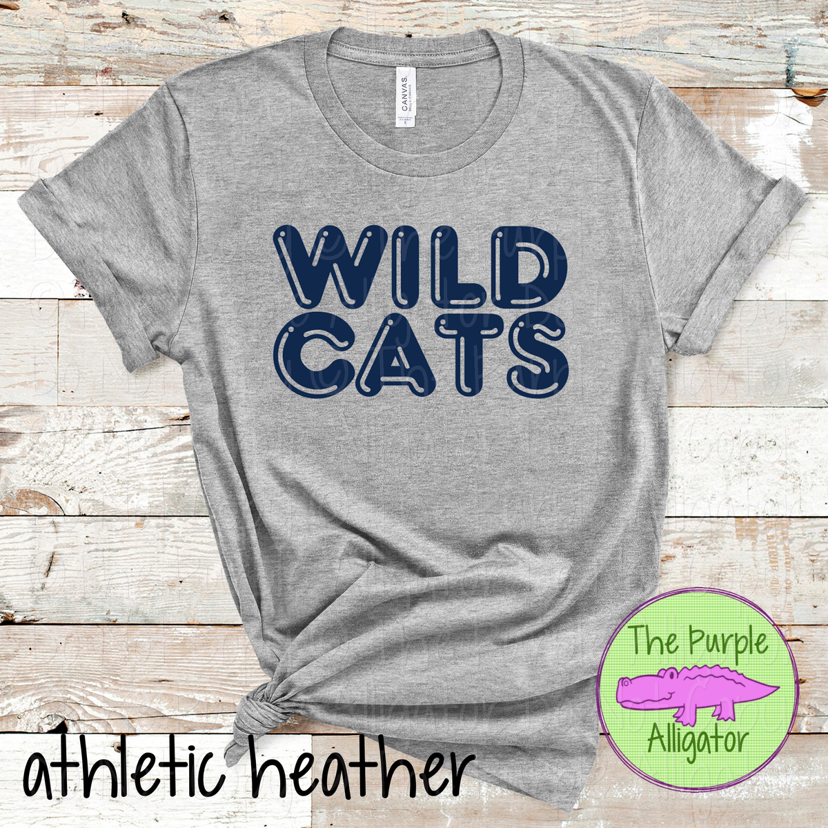 Wildcats Bubble Roundabout – Custom Spirit Wear Mascot Apparel 0424 TPA