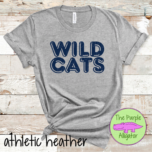 Wildcats Bubble Roundabout – Custom Spirit Wear Mascot Apparel 0424 TPA